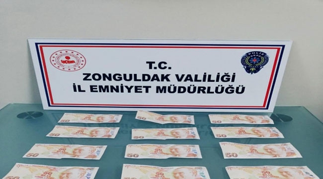Zonguldak'ta Sahte Para Operasyonu