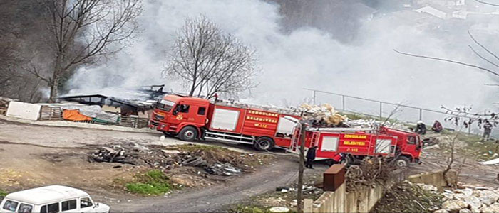  Zonguldak Sanayide Yangın