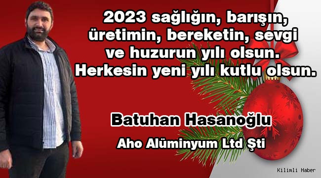 Batuhan Hasanoğlu Yeni Yıl Mesajı