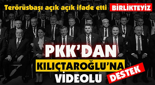 PKK'dan Kemal Kılıçdaroğlu'na videolu açık destek: Birlikte yürüyeceğiz