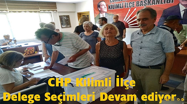 CHP Kilimli İlçe Delege Seçimleri Devam ediyor..
