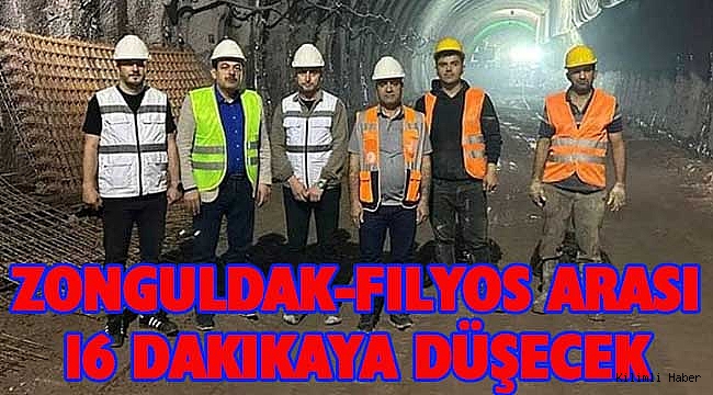Zonguldak-Filyos Arası 16 Dakikaya Düşecek