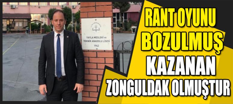 "Mahkeme yıkım oyununu bozdu, kazanan Zonguldak oldu."