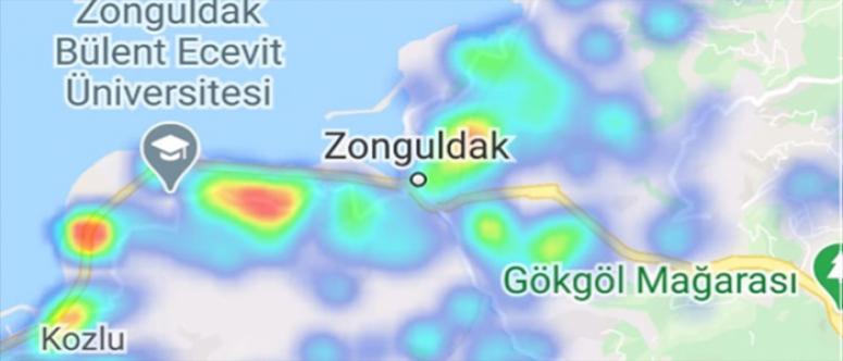 Zonguldak yeşile döndü