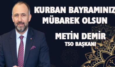 METİN DEMİR BAYRAM MESAJI