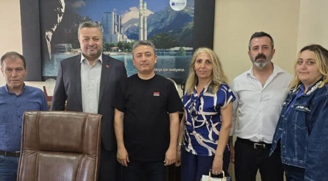 CHP Teşkilatı  Ziyaretlerde Bulundu
