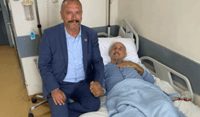 Örer’den Aygün’e Geçmiş Olsun Ziyareti