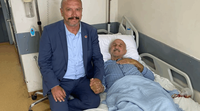 Örer’den Aygün’e Geçmiş Olsun Ziyareti