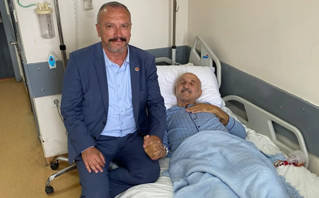 Örer’den Aygün’e Geçmiş Olsun Ziyareti