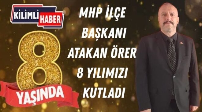 Örer 8.yılınız kutlu olsun