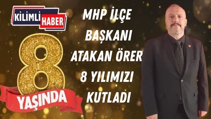 Örer 8.yılınız kutlu olsun