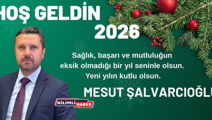 Mesut Şalvarcıoğlu Yeni Yıl Mesajı
