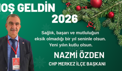 Nazmi Özden Yeni Yıl Mesajı