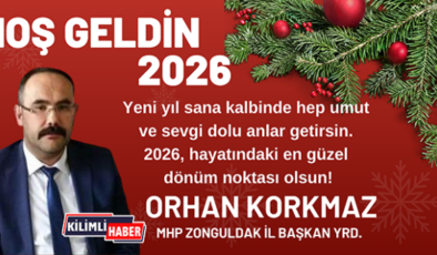 Orhan Korkmaz Yeni Yıl Mesajı