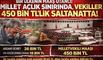 BİR ÜLKENİN MAAŞ UTANCI  MİLLET AÇLIK SINIRINDA