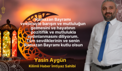Yasin Aygün Bayram Mesajı