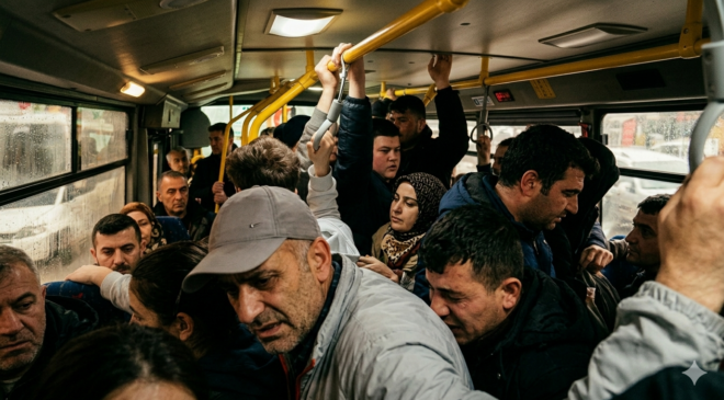 KİLİMLİ’DE DOLMUŞ REZALETİ!