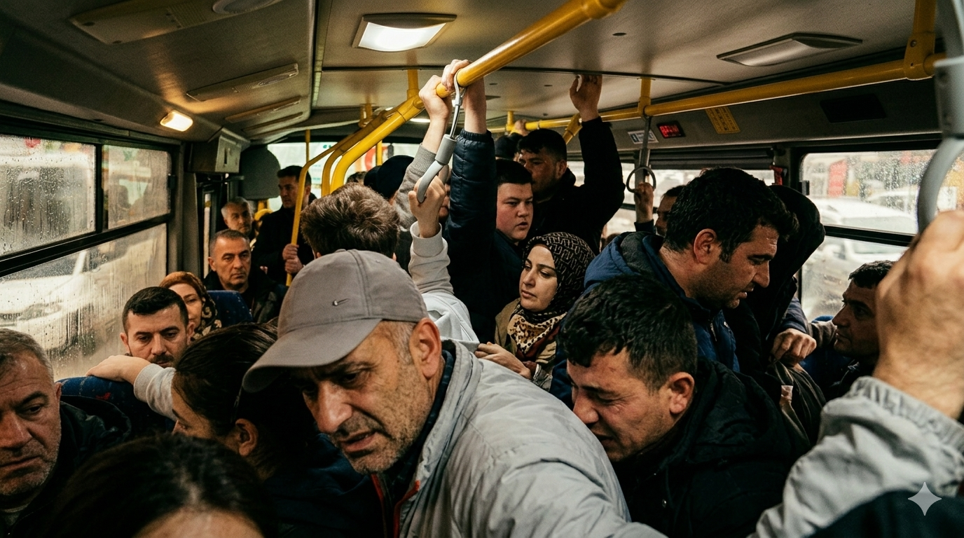 KİLİMLİ’DE DOLMUŞ REZALETİ!