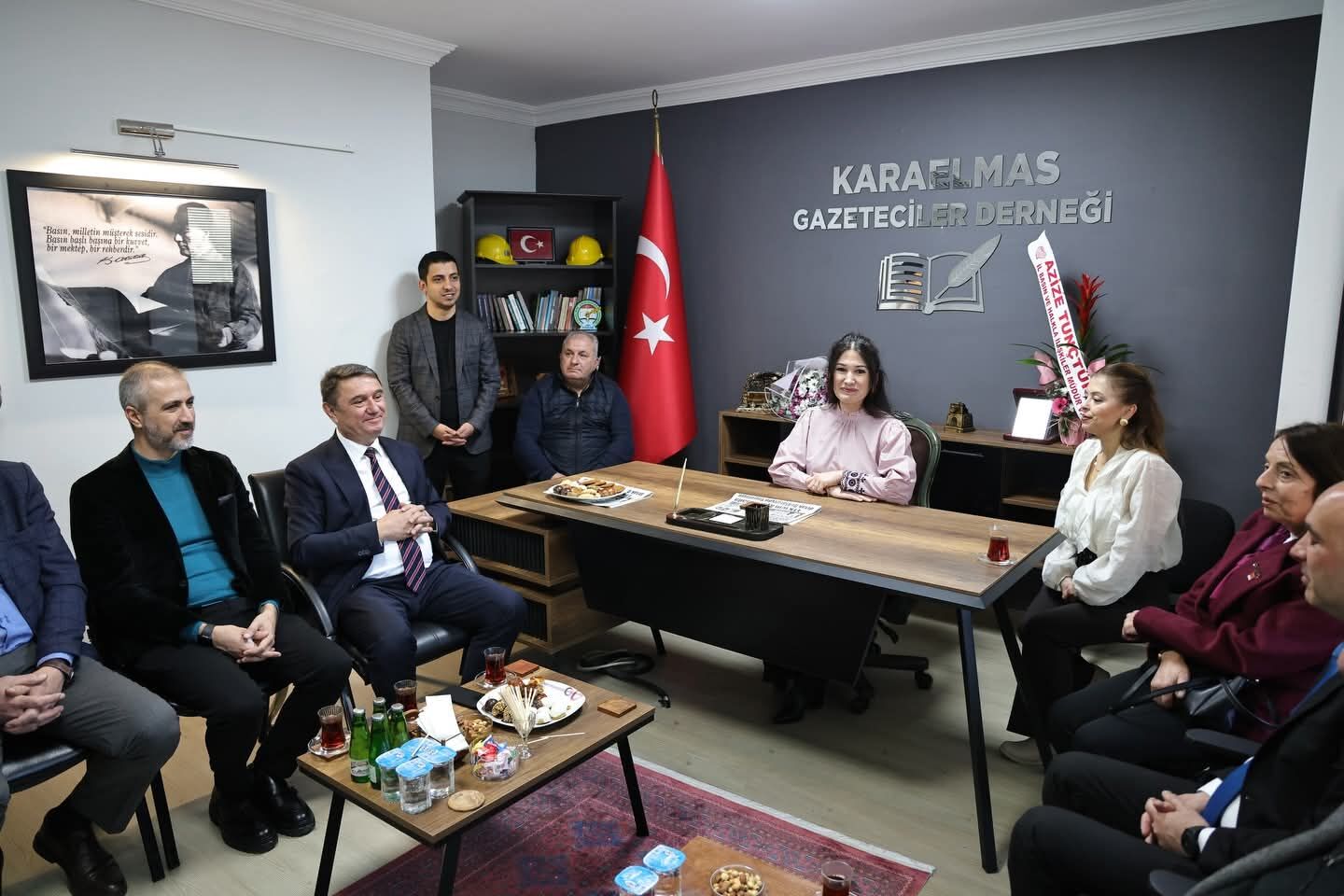 CHP Heyeti KGD’nin yeni yuvasında: “Zonguldak basını için umut verici”