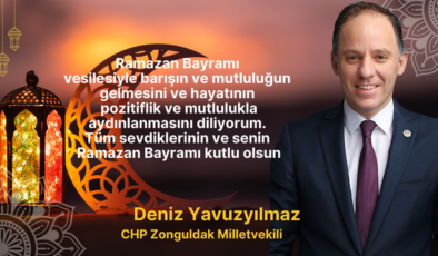 Deniz Yavuzyılmaz Bayram Mesajı