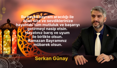 Serkan Günay Bayram Mesajı