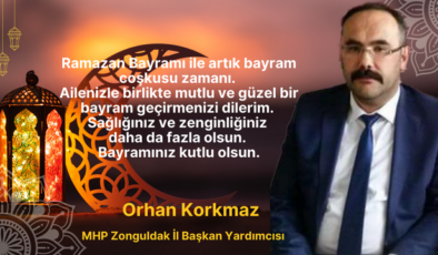 Orhan Korkmaz Bayram Mesajı