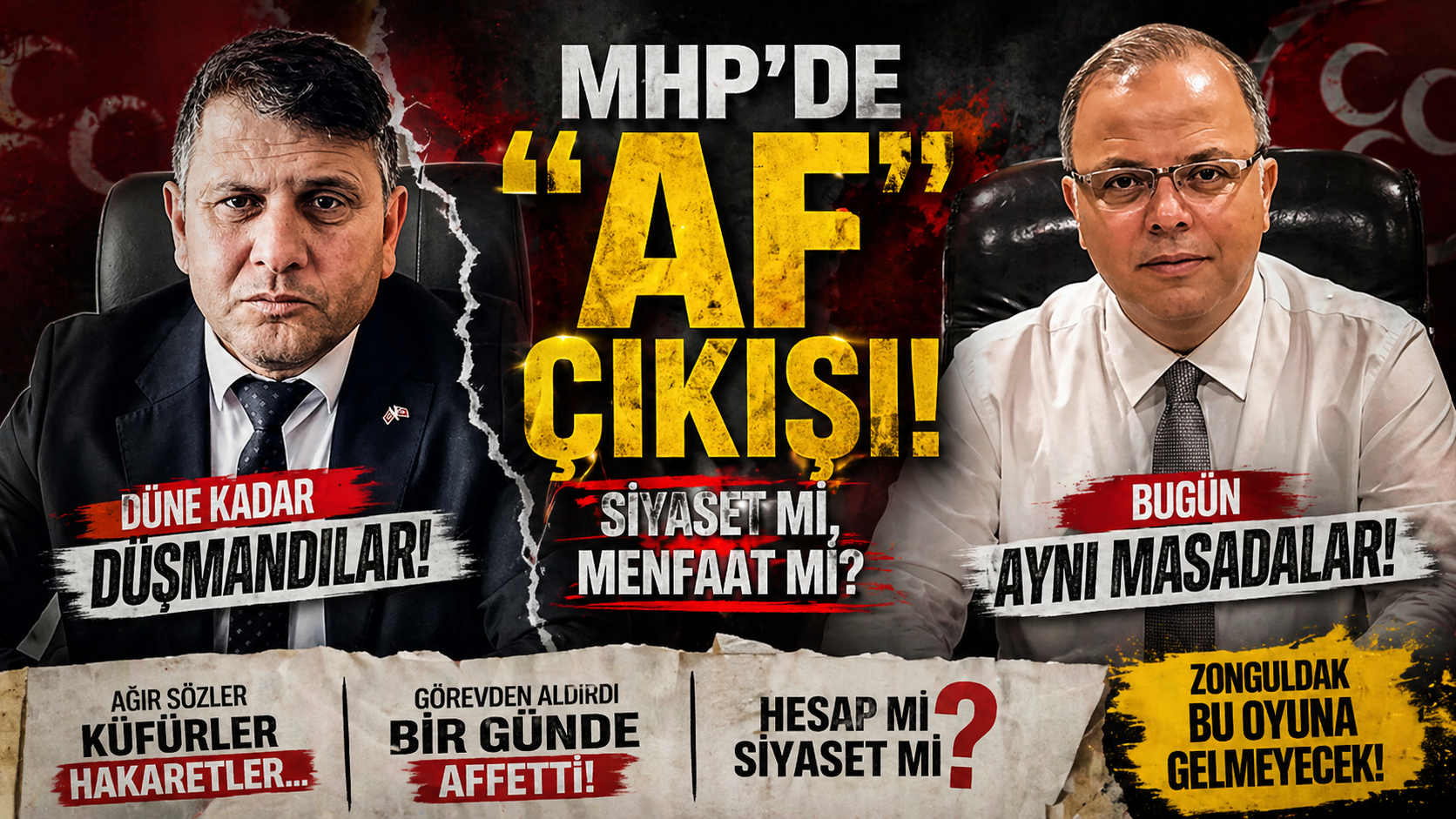 MHP’DE “AF” TİYATROSU MU?