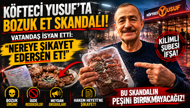 BOZUK ETİ SATTILAR, ÜSTÜNE BİR DE MEYDAN OKUDULAR!