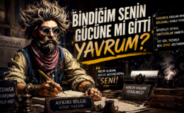 Bindiğim senin gücüne mi gitti yavrum?