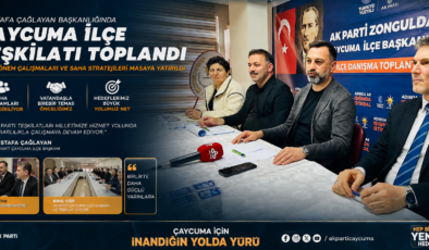 AK PARTİ ÇAYCUMA’DA SAHAYA İNİYOR!