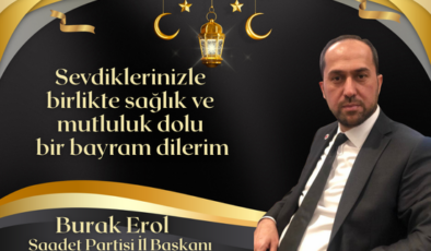 Burak Erol Bayram Mesajı