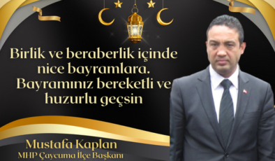 Mustafa Kaplan Bayram Mesajı