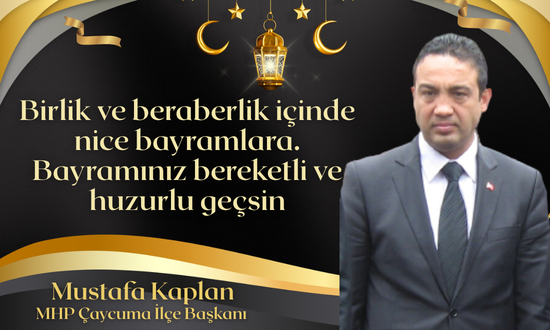 Mustafa Kaplan Bayram Mesajı