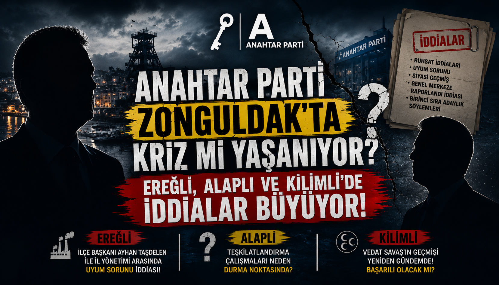 Anahtar Parti Zonguldak’ta  Sınavdan Kaldı