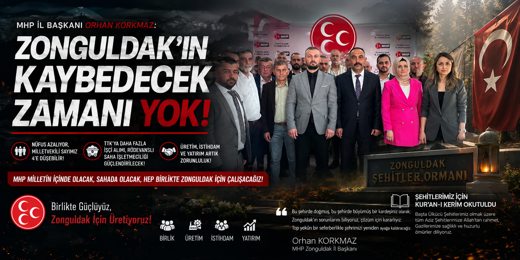 Korkmaz : Zonguldak’ın Kaybedecek Zamanı Yok