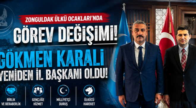 GÖKMEN KARALİ YENİDEN İL BAŞKANI OLDU