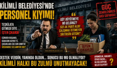 “TEŞKİLATA GİTMEDİ” İDDİASIYLA İŞTEN ÇIKARILDI!