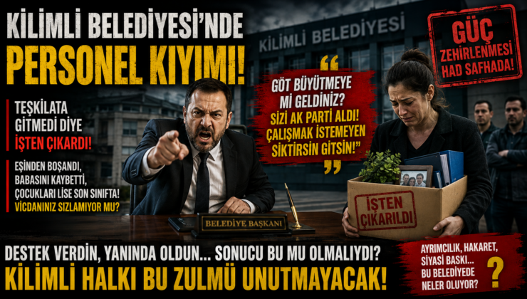 “TEŞKİLATA GİTMEDİ” İDDİASIYLA İŞTEN ÇIKARILDI!