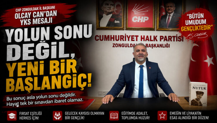 CAN’DAN YKS MESAJI: “YOLUN SONU DEĞİL, YENİ BİR BAŞLANGIÇ”