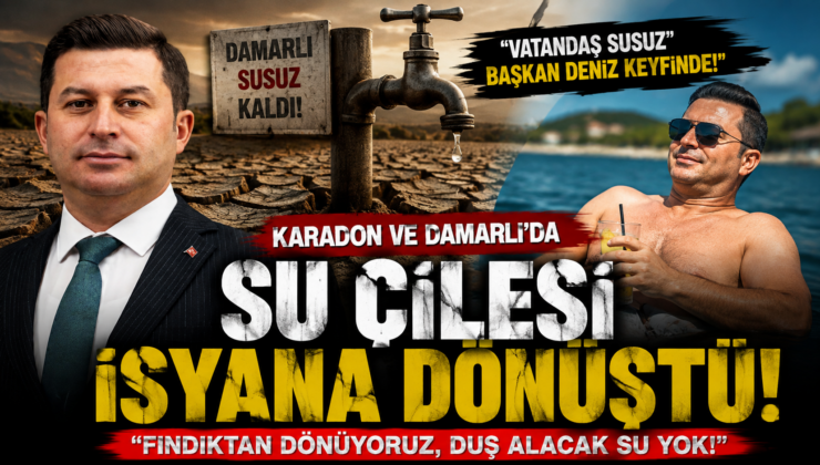 KİLİMLİ’DE SUSUZLUK İSYANI
