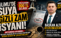 KİLİMLİ’DE SUYA “GİZLİ ZAM” İSYANI!