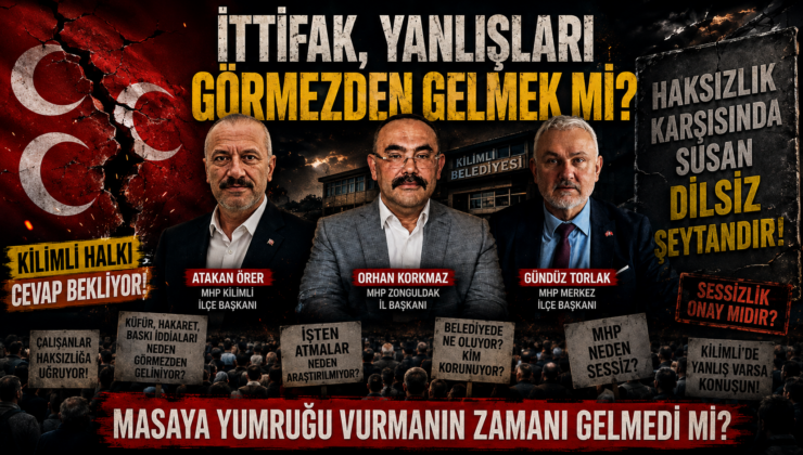 İTTİFAK, SUSMAK MI DEMEK? MHP’NİN ÖNÜNDE ZOR SINAV