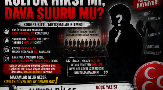 KOLTUK HIRSI MI, DAVA ŞUURU MU?