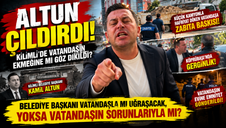 ALTUN ÇILDIRDI! KİLİMLİ’DE VATANDAŞIN EKMEĞİNE Mİ GÖZ DİKİLDİ?