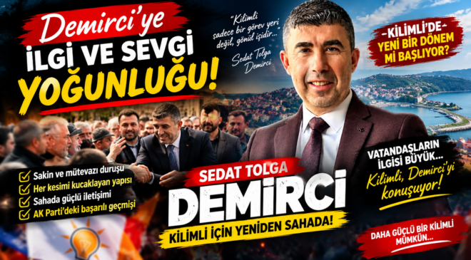 DEMİRCİ’YE İLGİ VE SEVGİ YOĞUNLUĞU!