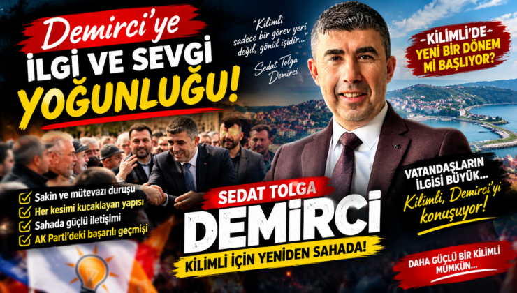 DEMİRCİ’YE İLGİ VE SEVGİ YOĞUNLUĞU!