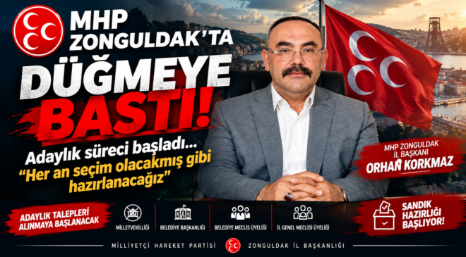 MHP ZONGULDAK’TA DÜĞMEYE BASTI!