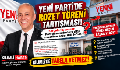 KİLİMLİ’DE YENİ PARTİ BİNASI TARTIŞMASI: GÖRÜNEN SADECE TABELA MI?