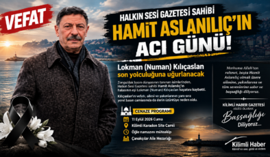 HALKIN SESİ GAZETESİ SAHİBİ HAMİT ASLANILIÇ’IN ACI GÜNÜ