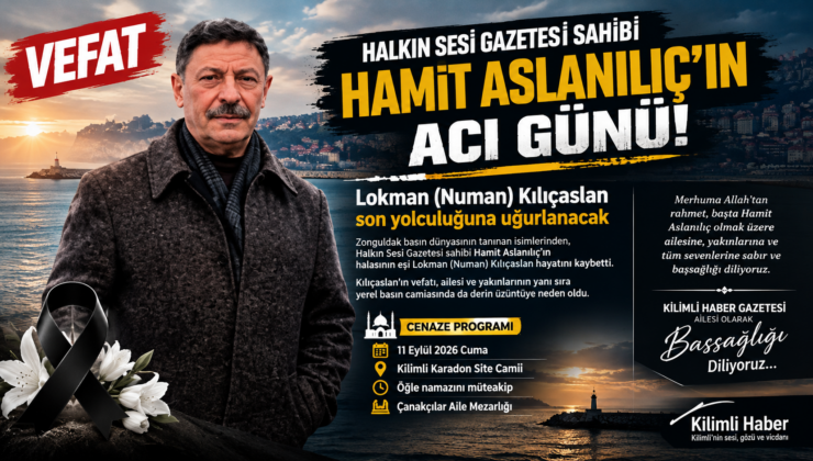HALKIN SESİ GAZETESİ SAHİBİ HAMİT ASLANILIÇ’IN ACI GÜNÜ